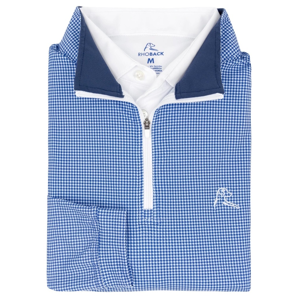 Rhoback Houndstooth Q-zip
